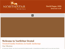 Tablet Screenshot of northstardentalak.com